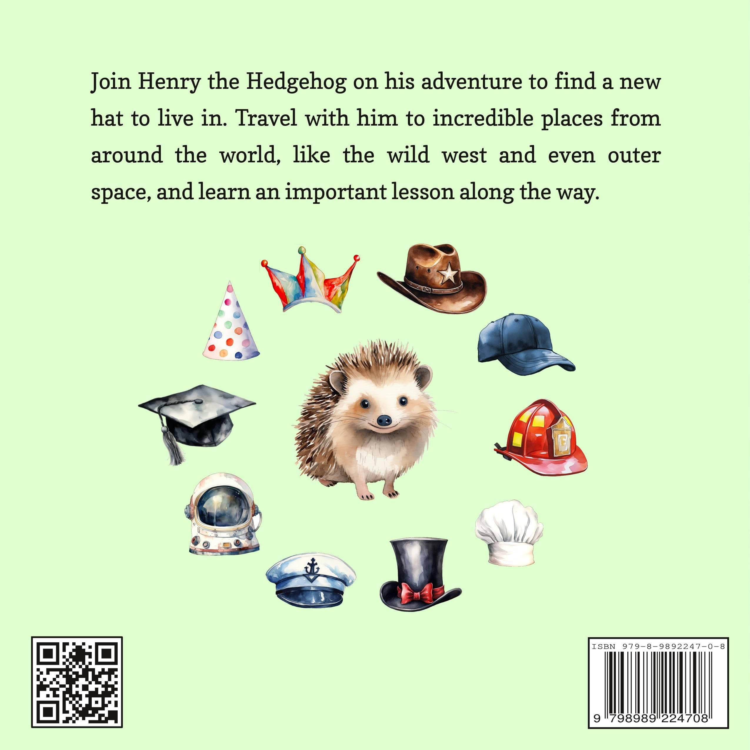 Henry the Hedgehog — Back Cover